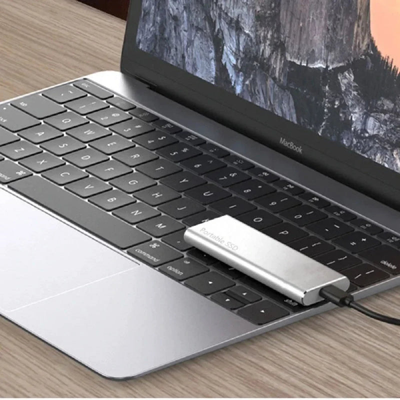 Ekstern Harddisk 4TB USB-C For Dataoppbevaring Bærbar Metall Design 4