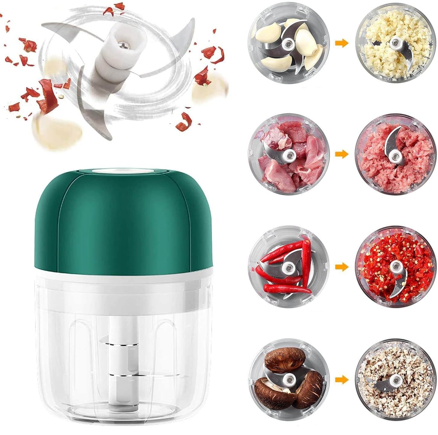 Elektrisk Hvitløkspresse