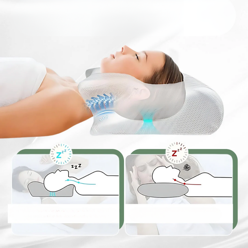Ergonomisk Nakke- og Ryggpute Justerbar Komfort 3