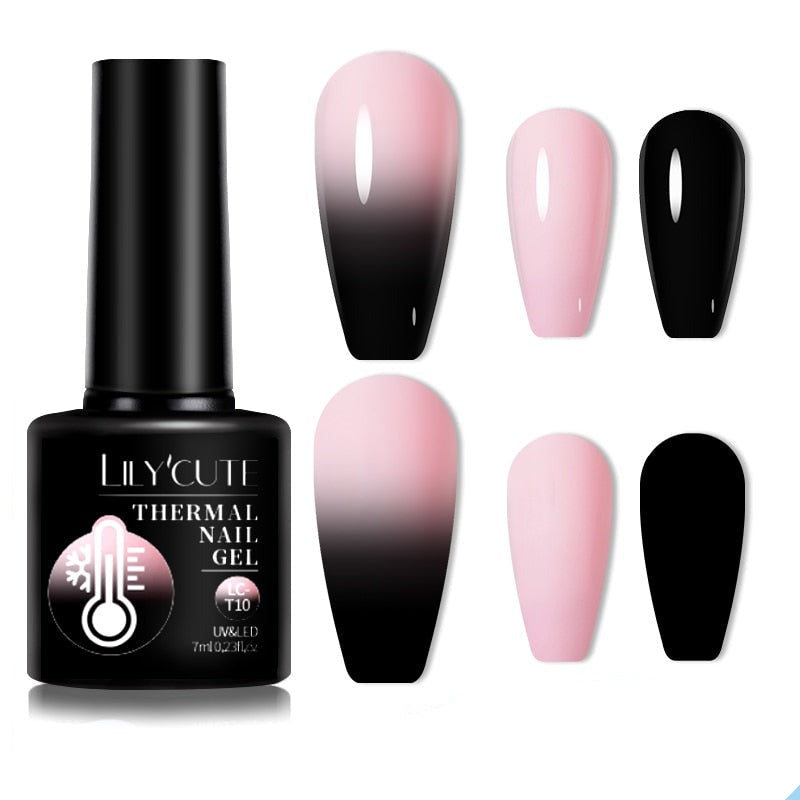 Fargeskiftende Neglelakk