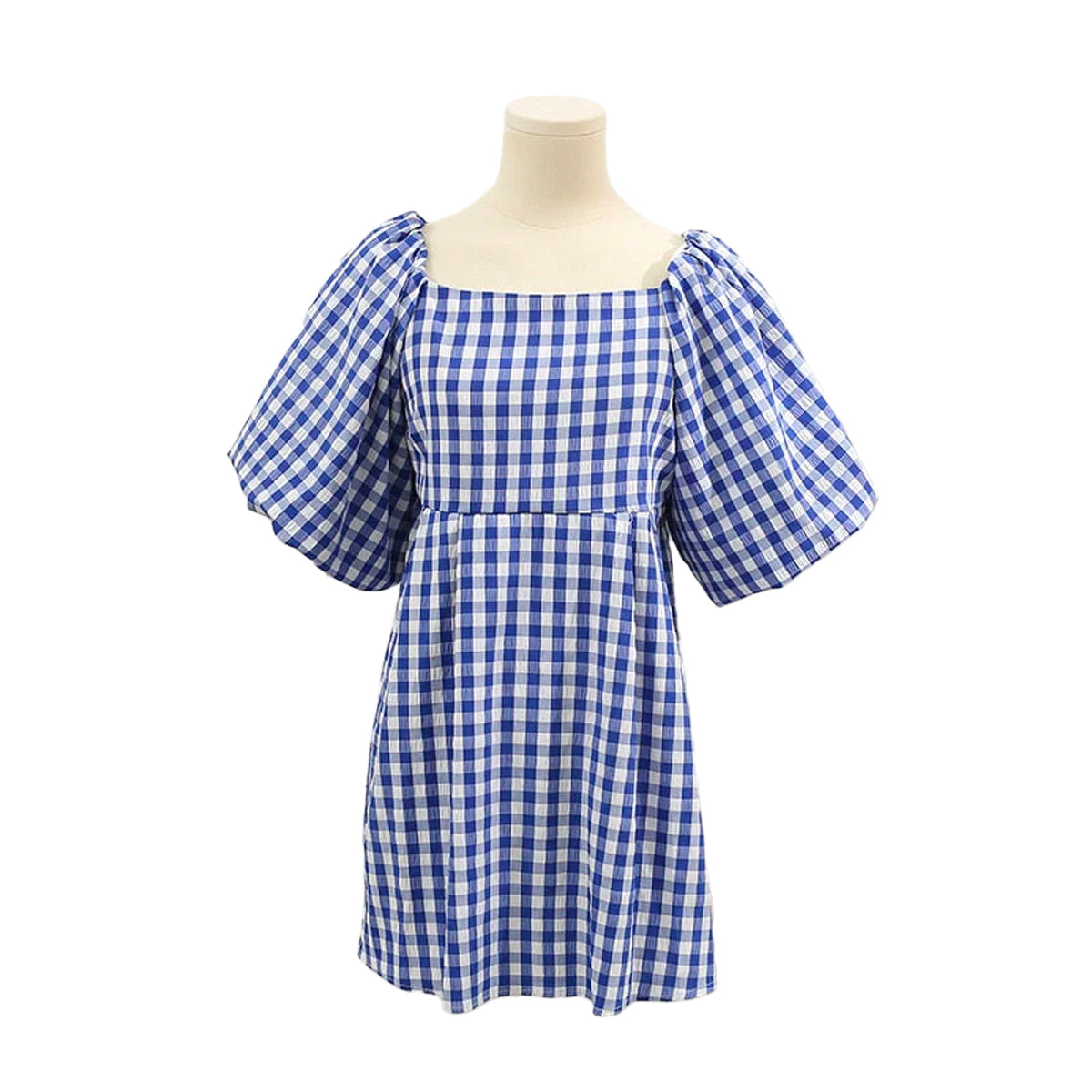 Firkantet Krage Kjole For Kvinner