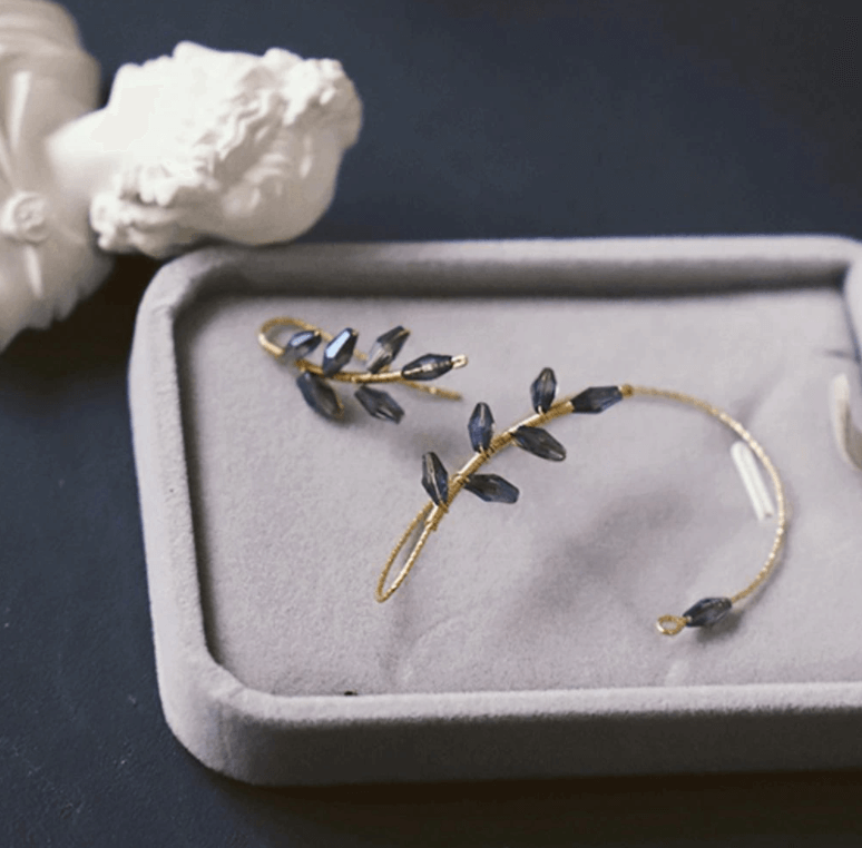 Flower Art Clip Øredobber