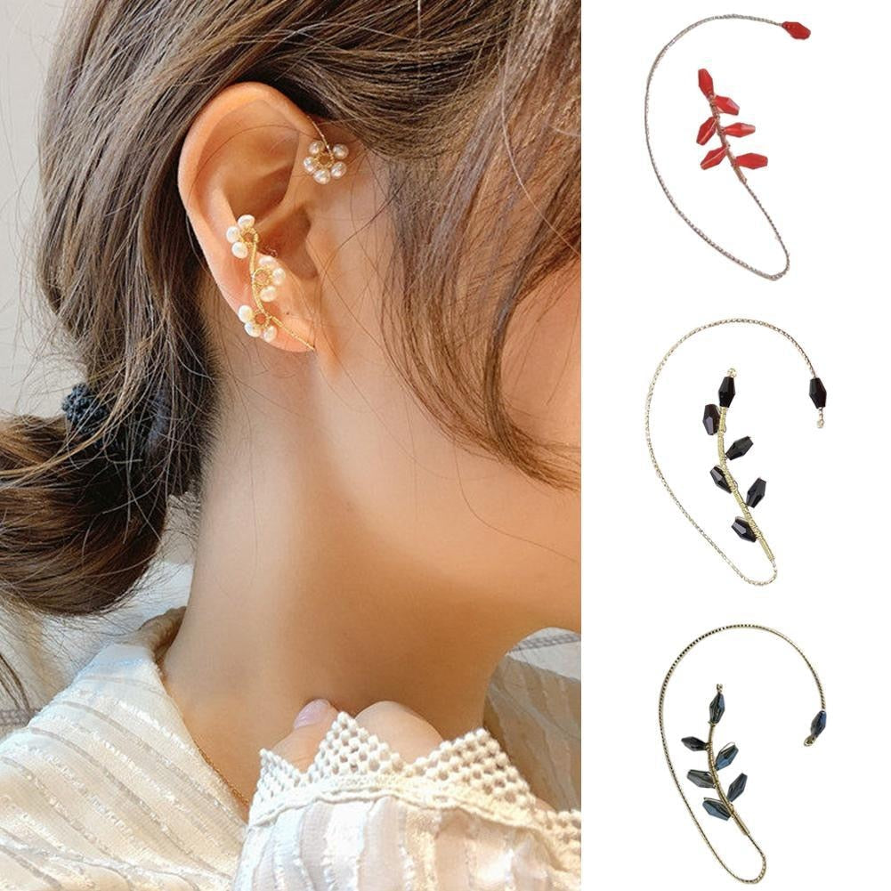 Flower Art Clip Øredobber