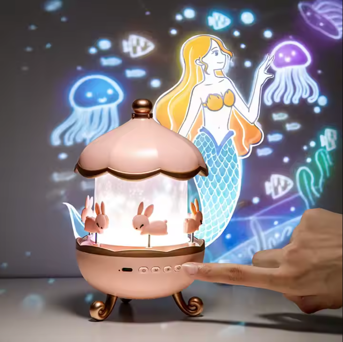 Galaxy Projector Night Light 360° for Rom 2