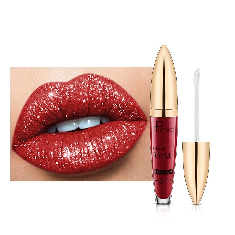 Glitrende Lipgloss