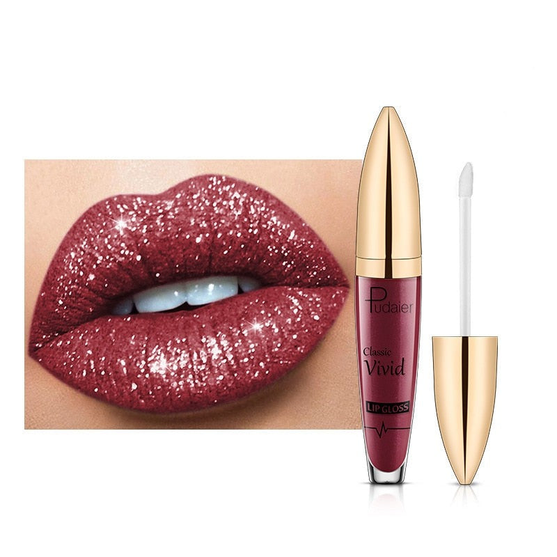 Glitrende Lipgloss