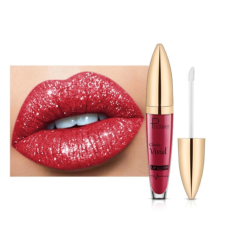 Glitrende Lipgloss