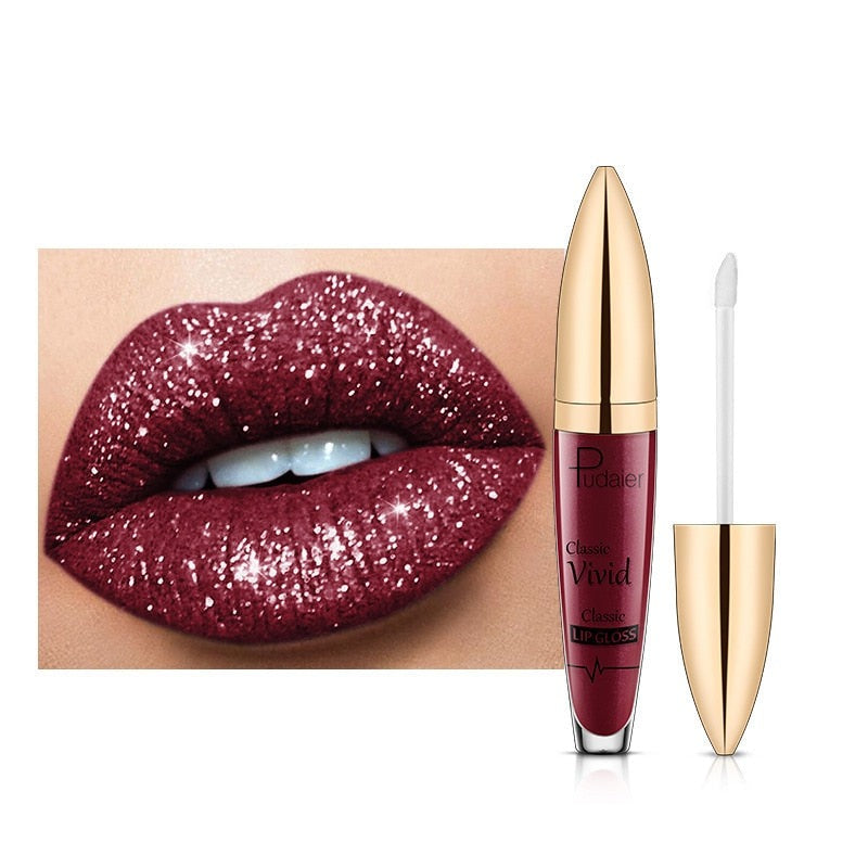 Glitrende Lipgloss