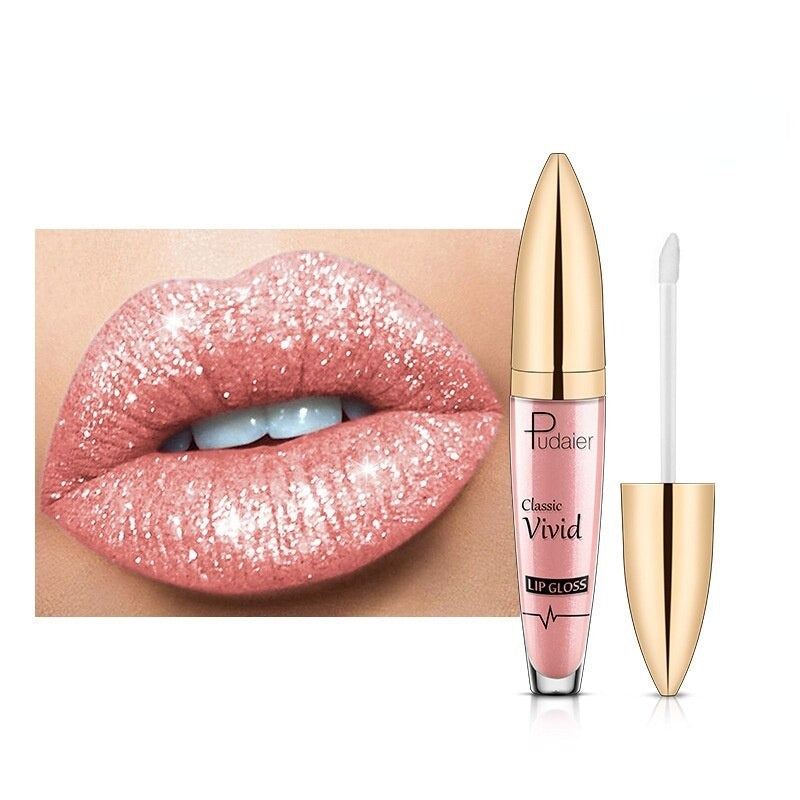 Glitrende Lipgloss