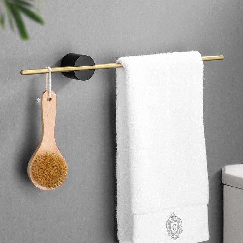 Håndkleholder i Metall med Justerbar Stang 0