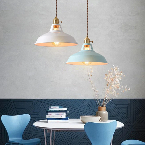 Hengende Lampe i Vintage Stil med Pastellfarger 7