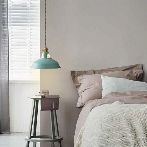 Hengende Lampe i Vintage Stil med Pastellfarger 8