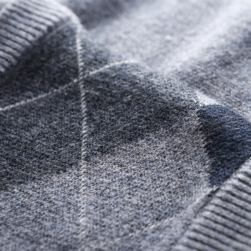 Herre Ærmeløs Sweater V-hals 3