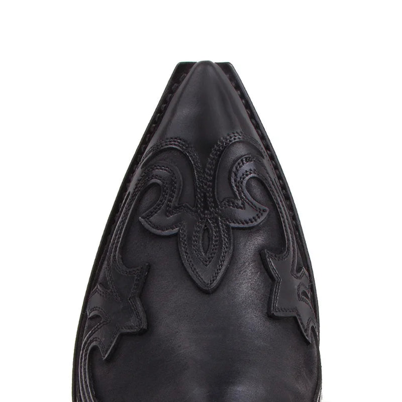 Herre Ankelstøvler Arbeidsstøvler Lær med Glidelås 5