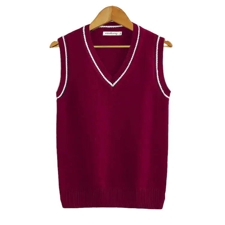 Herre Ärmløs Trøye Old Money Stil 4