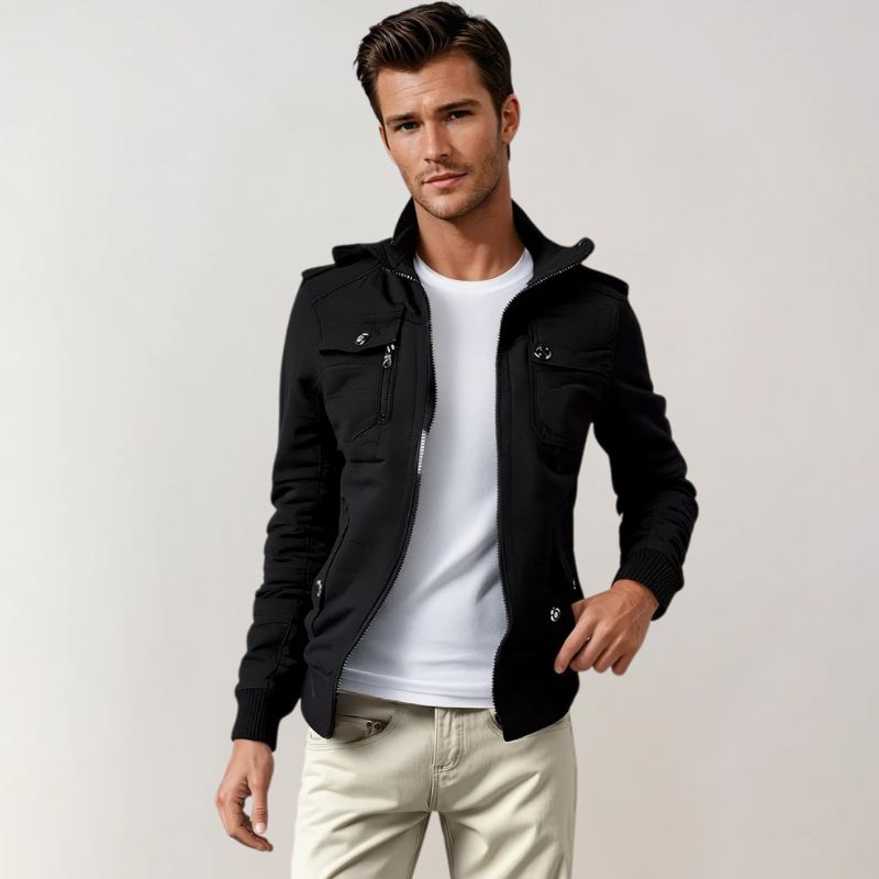 Herre Bomberjakke Lett Stilig 1
