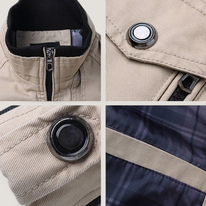 Herre Bomberjakke Lett Stilig 2