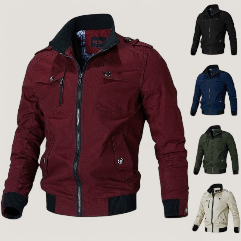 Herre Bomberjakke Lett Stilig 3