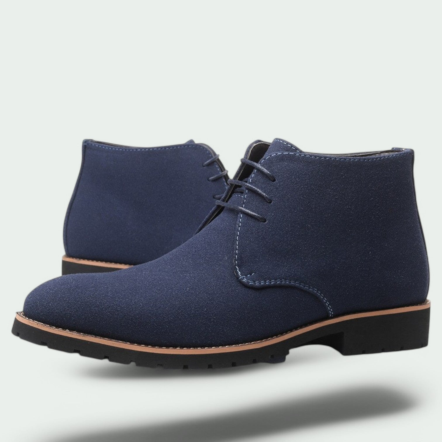 Herre Bottines i Suede Casual 4