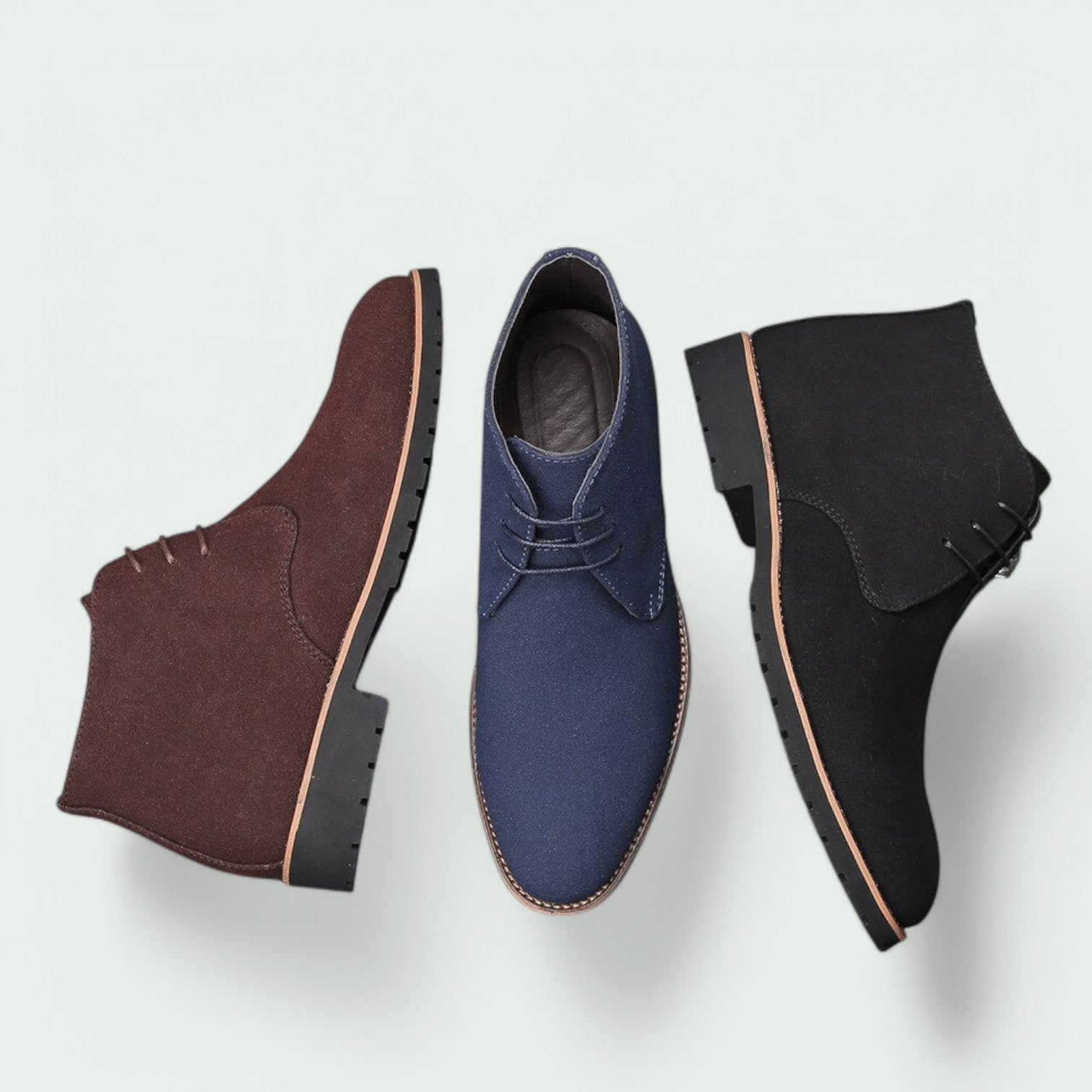 Herre Bottines i Suede Casual 5