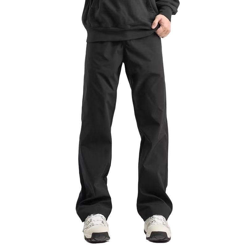 Herre Bukser Avslappet Passform Rett Ben Lett Polyesterfiber 0