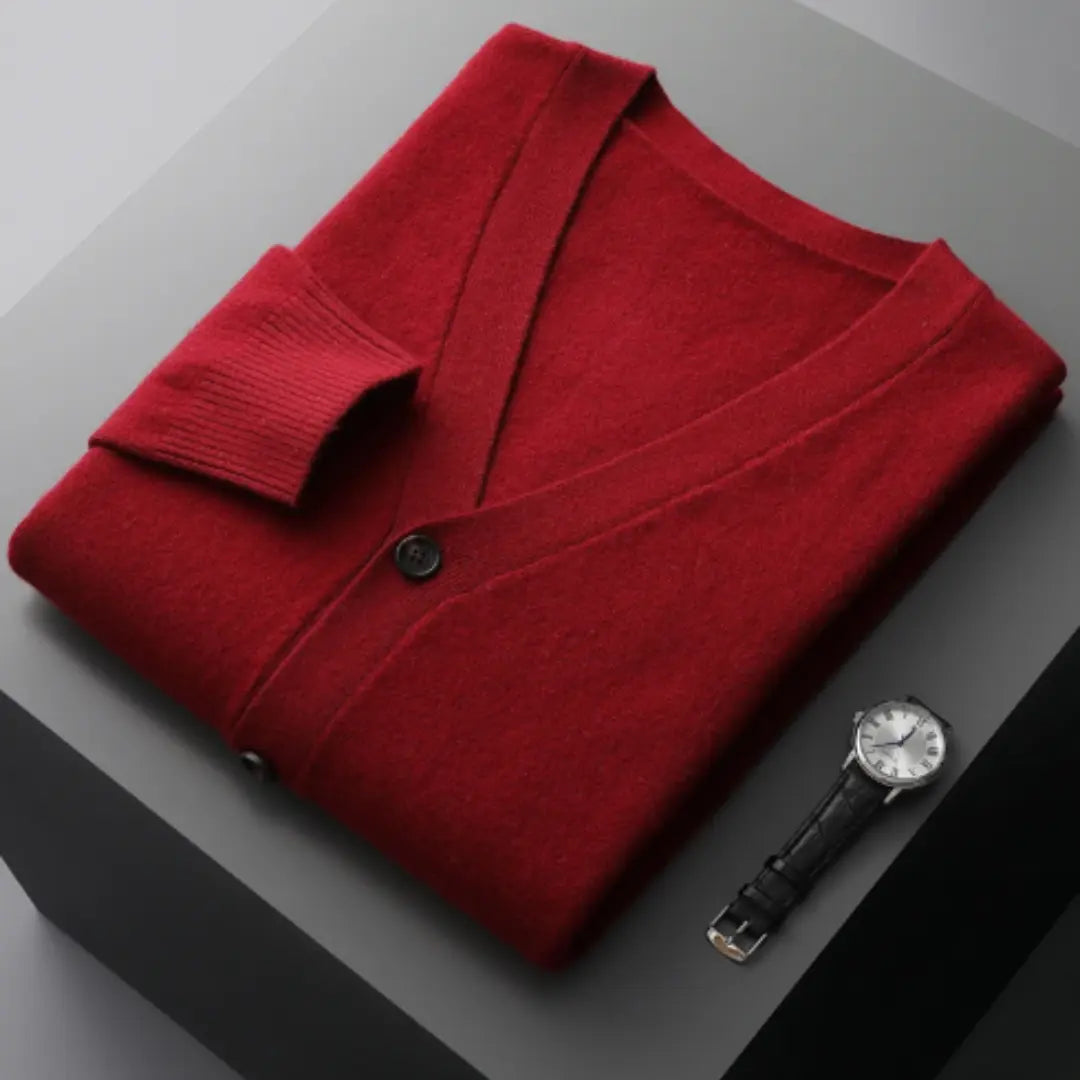 Herre Cardigan i Tidløs Design 12