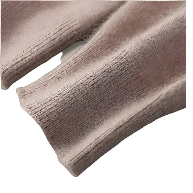 Herre Cashmere Cardigan med Knapp 8