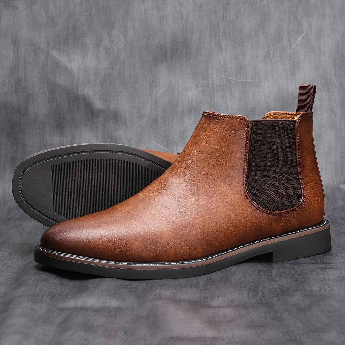 Herre Chelsea Boots Retro Komfortabel Stil 2