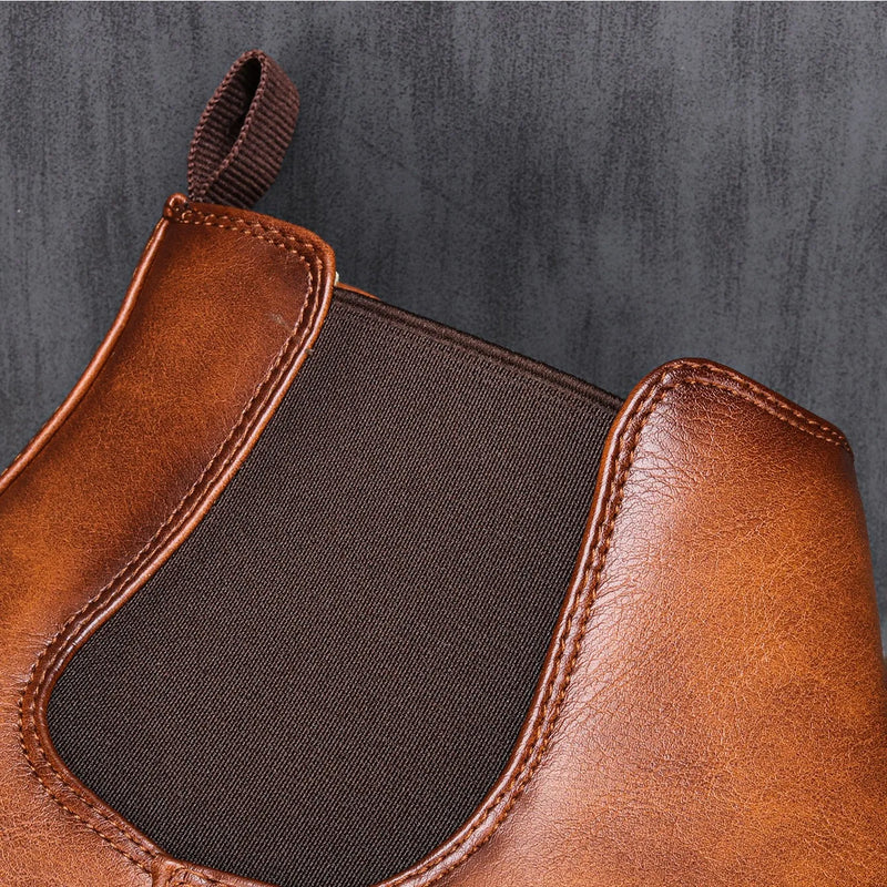 Herre Chelsea Boots Retro Komfortabel Stil 4