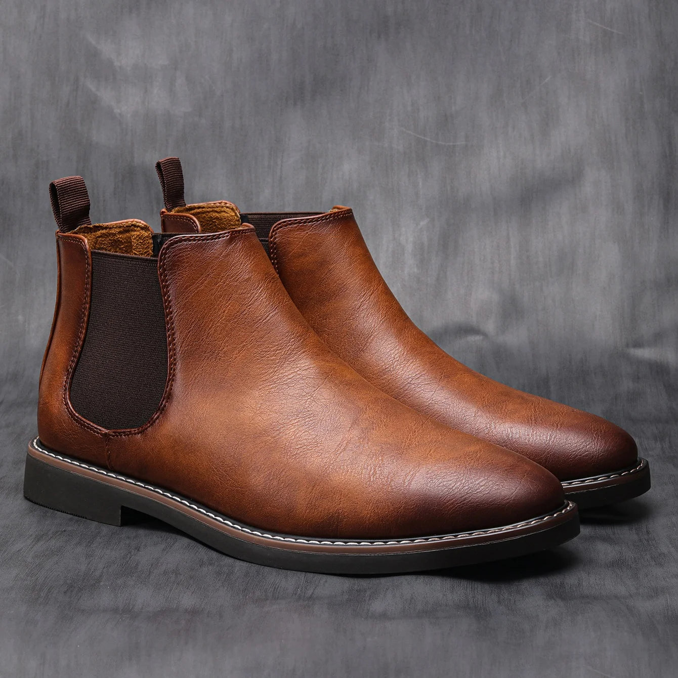 Herre Chelsea Boots Retro Komfortabel Stil 6