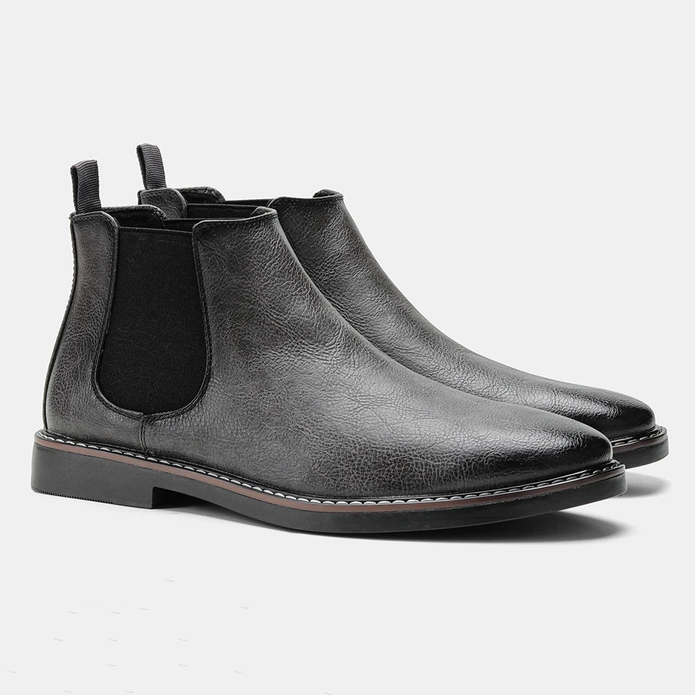 Herre Chelsea Boots Retro Komfortabel Stil 8
