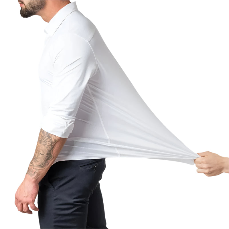 Herre Chemise Business Strikvrij Komfortabel 0