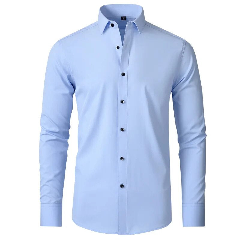 Herre Chemise Business Strikvrij Komfortabel 2