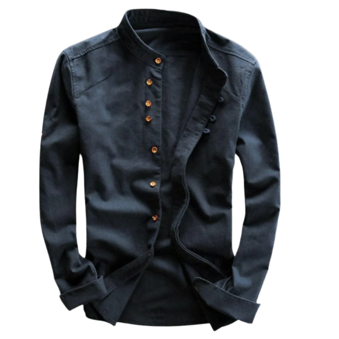 Herre Chemise Katana Stil Asymmetrisk Design 0