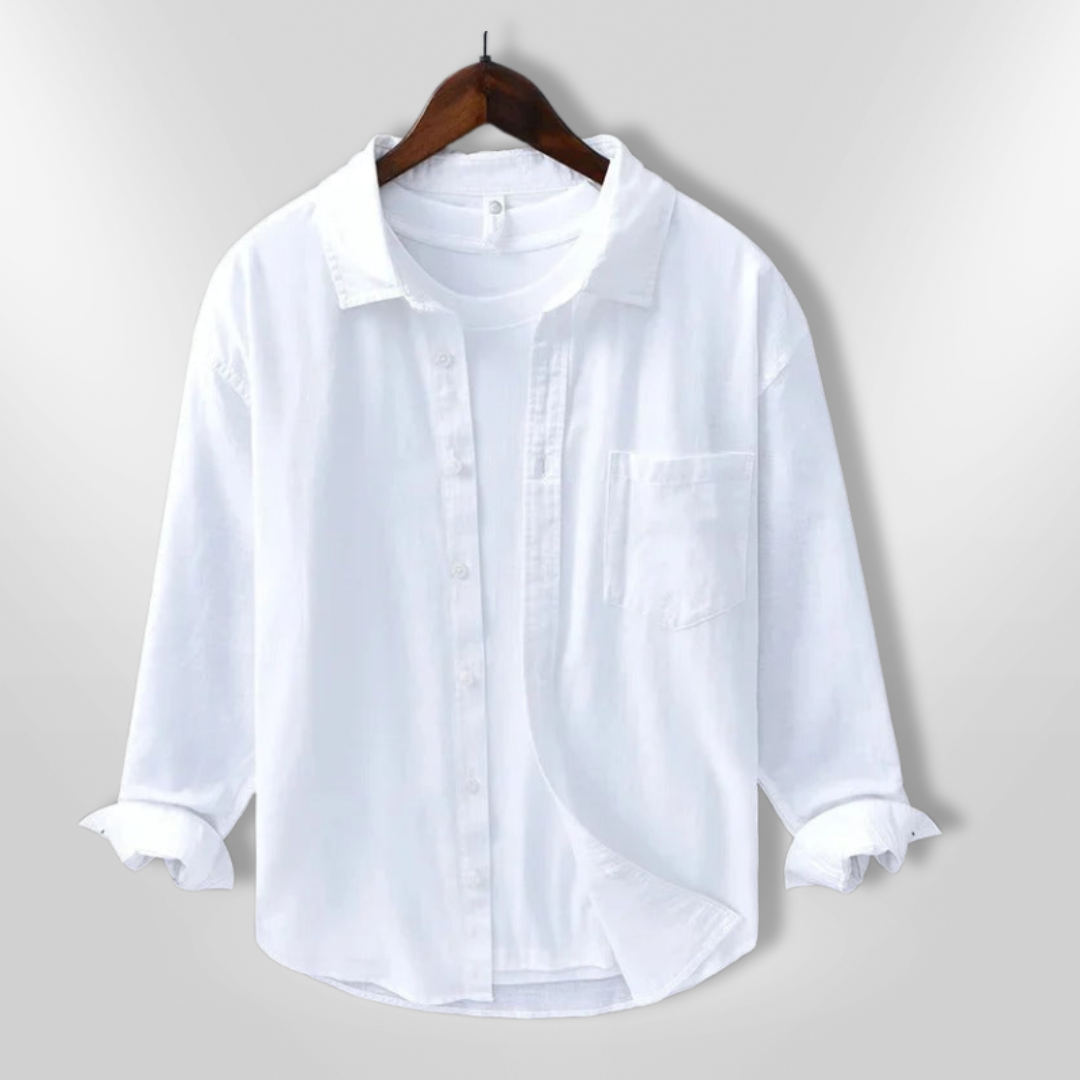 Herre Chemise Komfort Lett Stoff 6