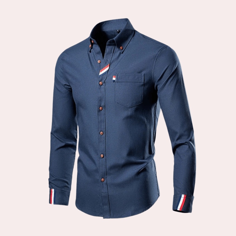 Herre Chemise Langermet Med Elegant Design 2