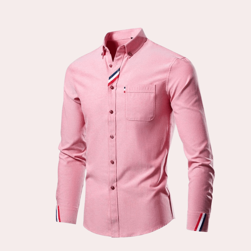 Herre Chemise Langermet Med Elegant Design 3