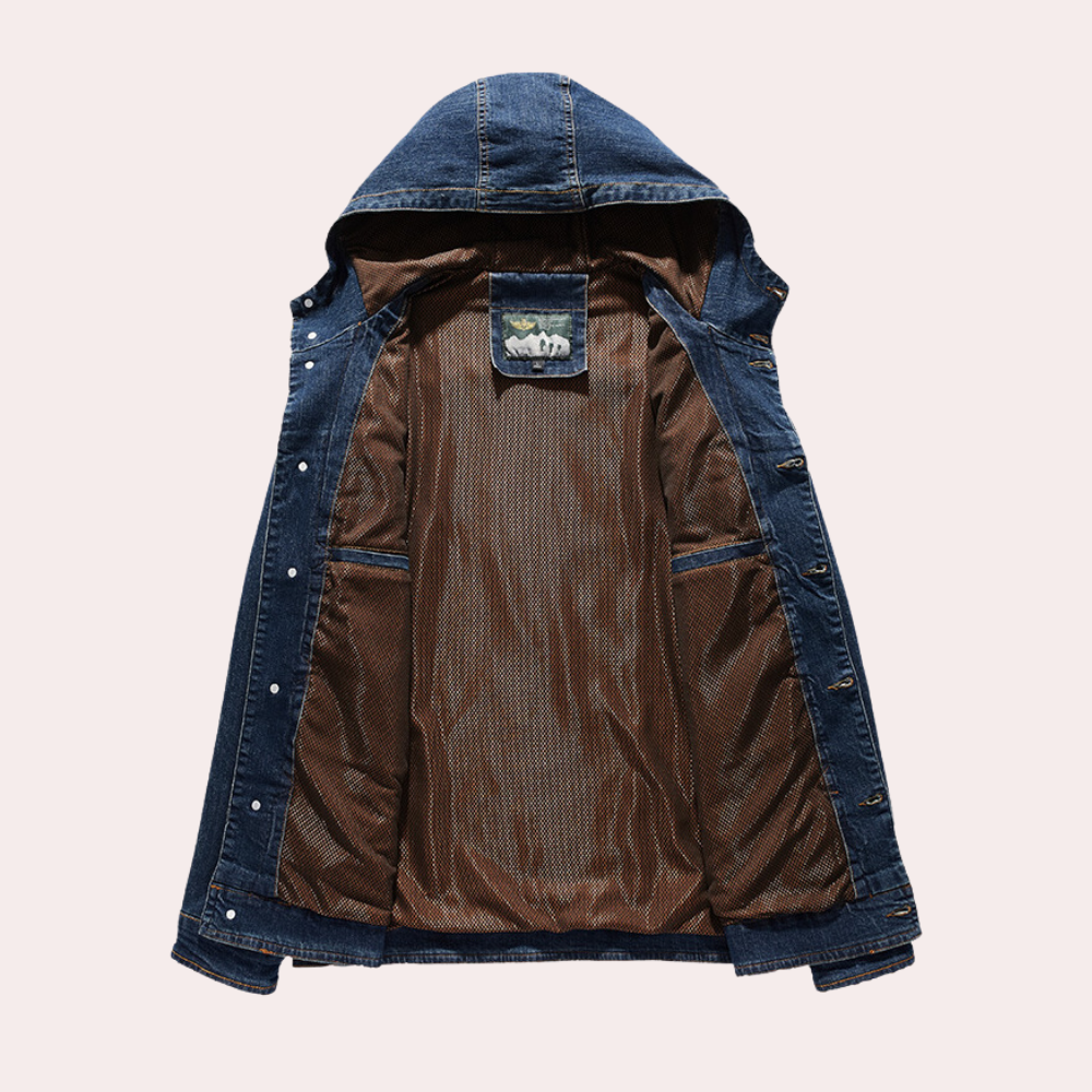 Herre Denimjakke i Casual Stil 3