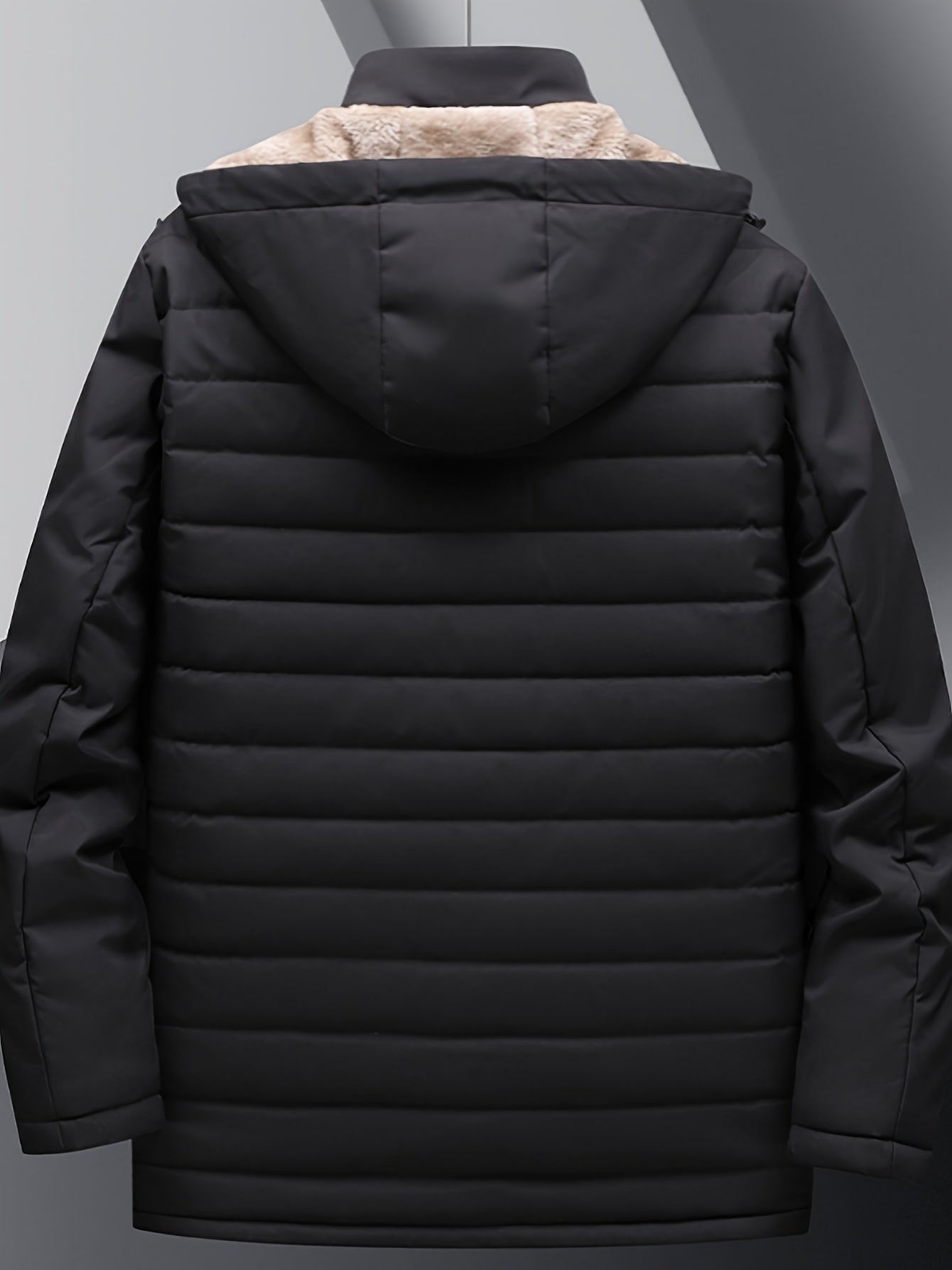 Herre Fleecejakke med Hette og Glidelås 3