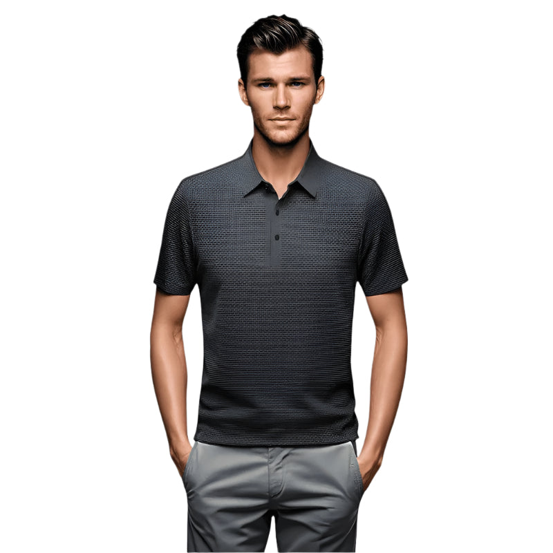 Herre Golfskjorte Kortermet Geometrisk Nylon 0