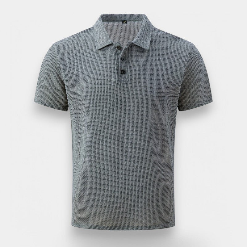 Herre Golfskjorte Kortermet Geometrisk Nylon 1