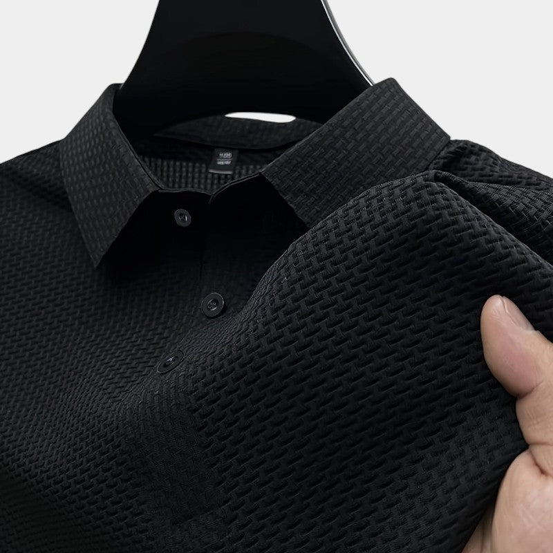 Herre Golfskjorte Kortermet Geometrisk Nylon 3