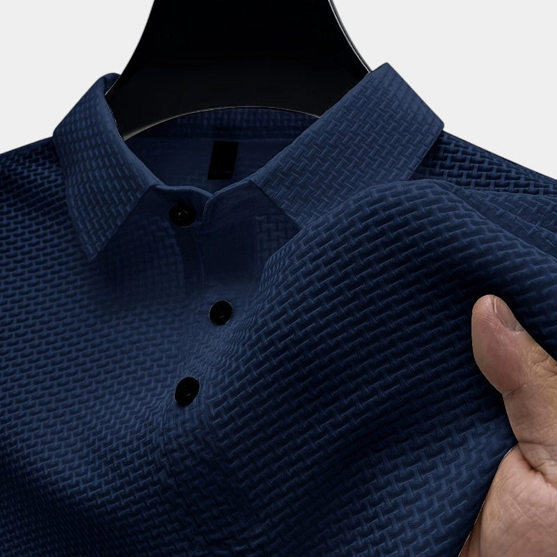 Herre Golfskjorte Kortermet Geometrisk Nylon 4