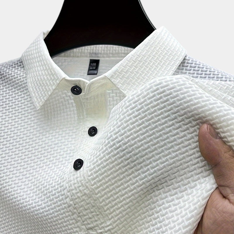 Herre Golfskjorte Kortermet Geometrisk Nylon 6