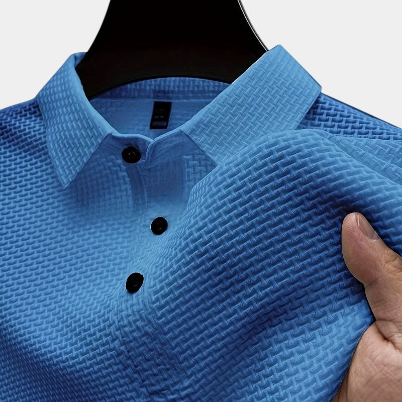 Herre Golfskjorte Kortermet Geometrisk Nylon 7