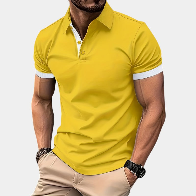 Herre Golfskjorte Pustende Justert Polyester 2