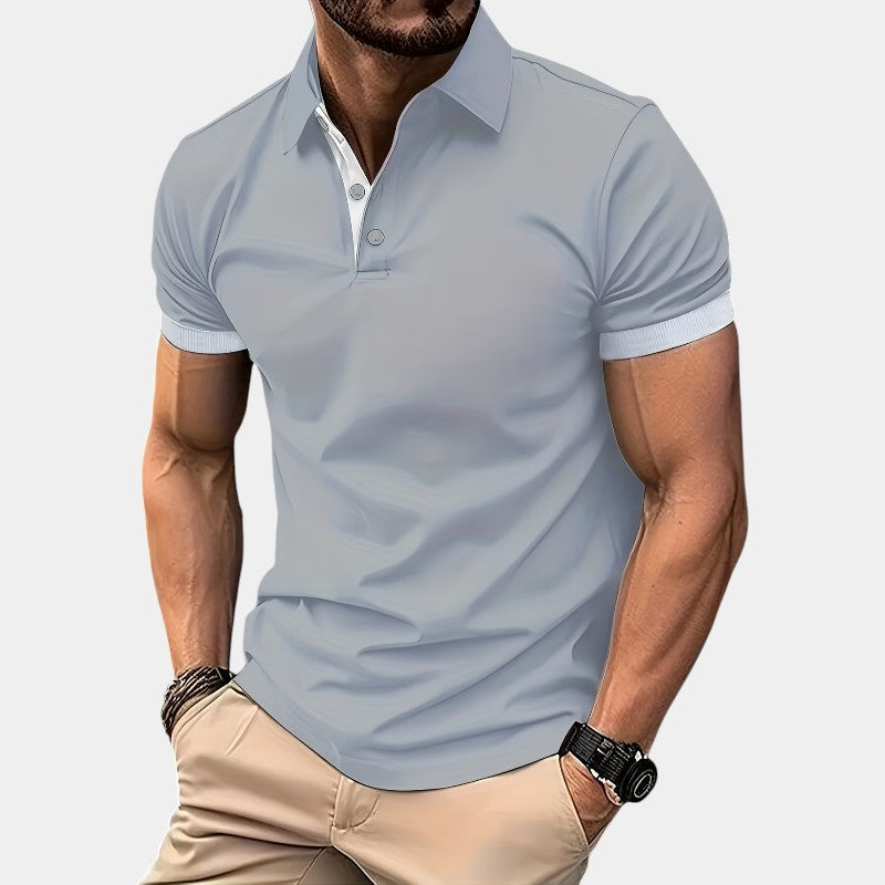 Herre Golfskjorte Pustende Justert Polyester 3