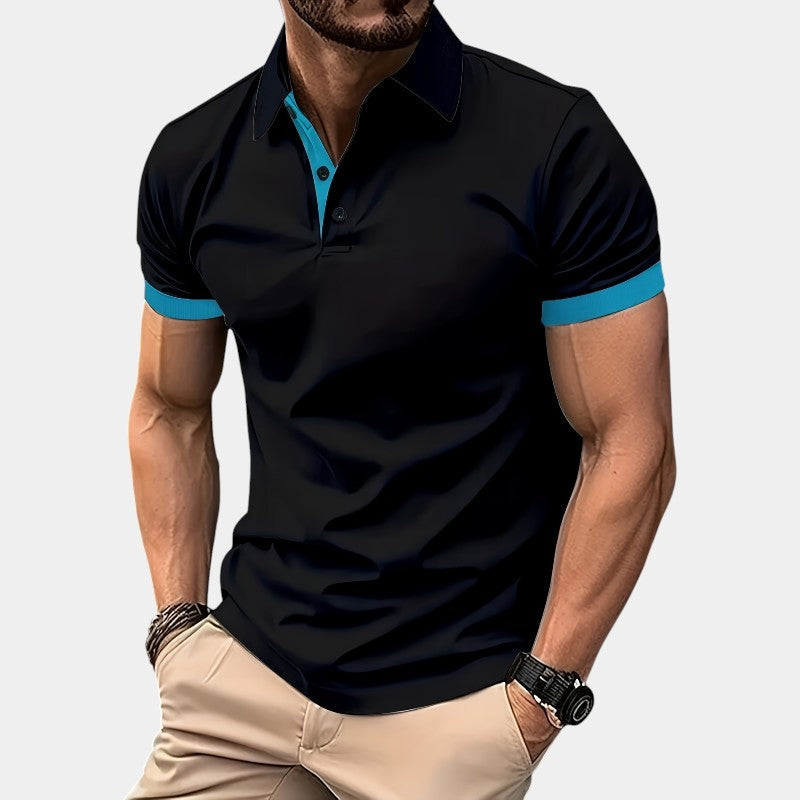 Herre Golfskjorte Pustende Justert Polyester 4