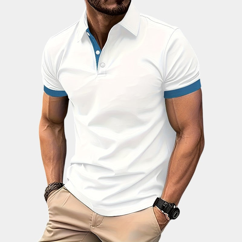 Herre Golfskjorte Pustende Justert Polyester 5