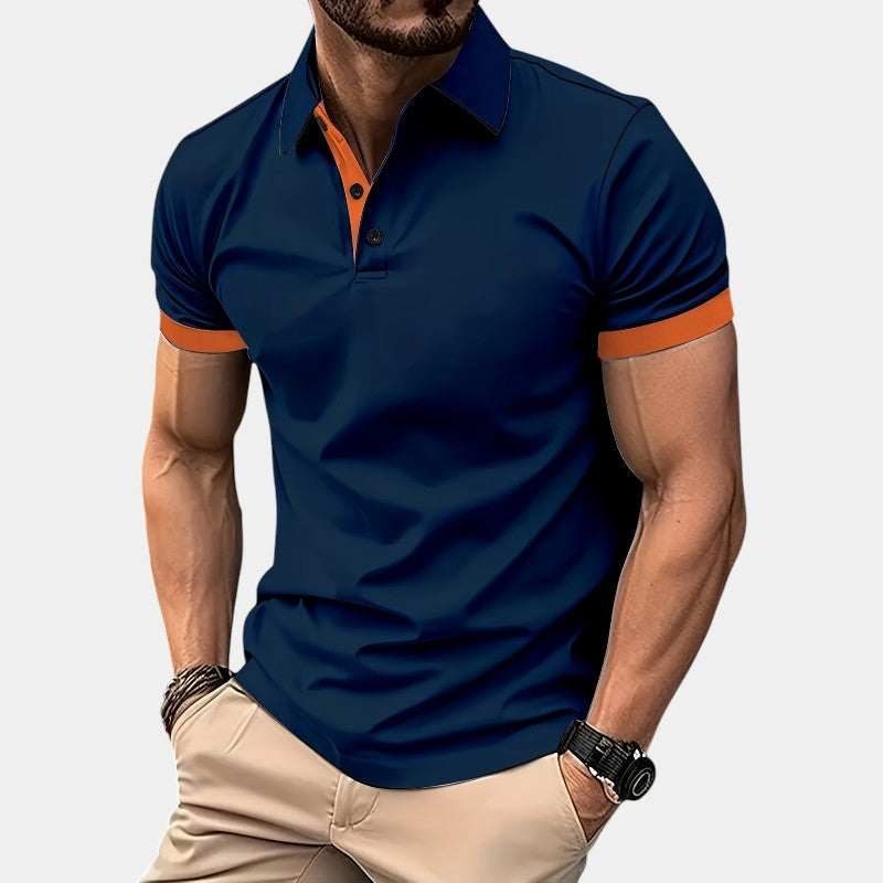 Herre Golfskjorte Pustende Justert Polyester 6